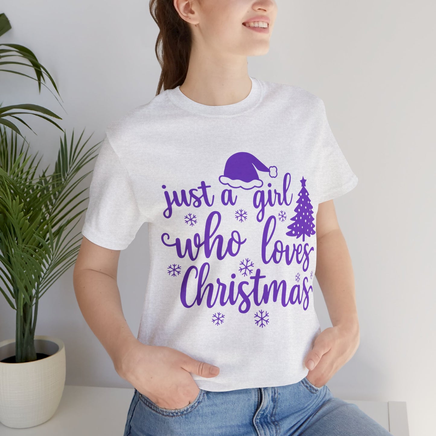 Just A Girl Who Loves Christmas Shirt