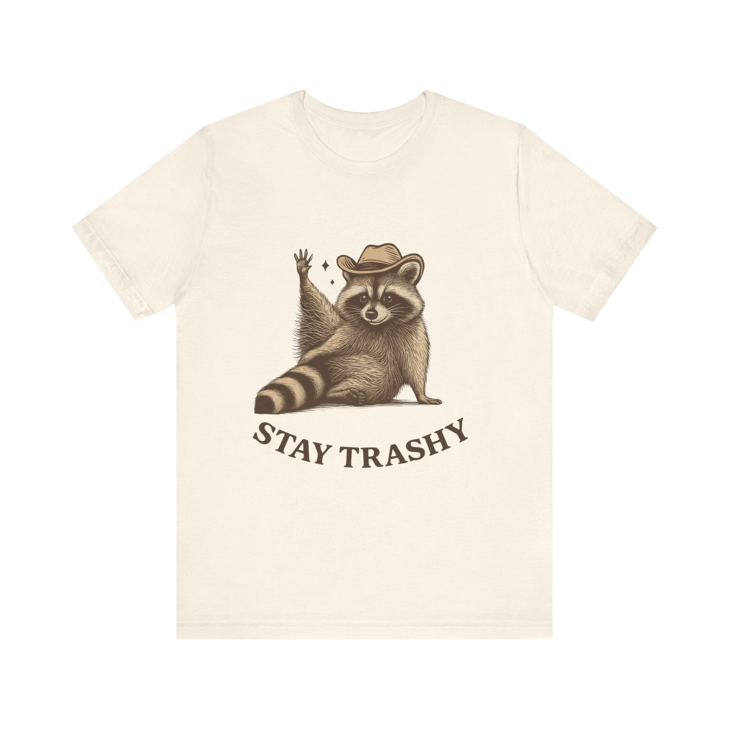 Stay Trashy Raccoon Tee for Nature Lovers