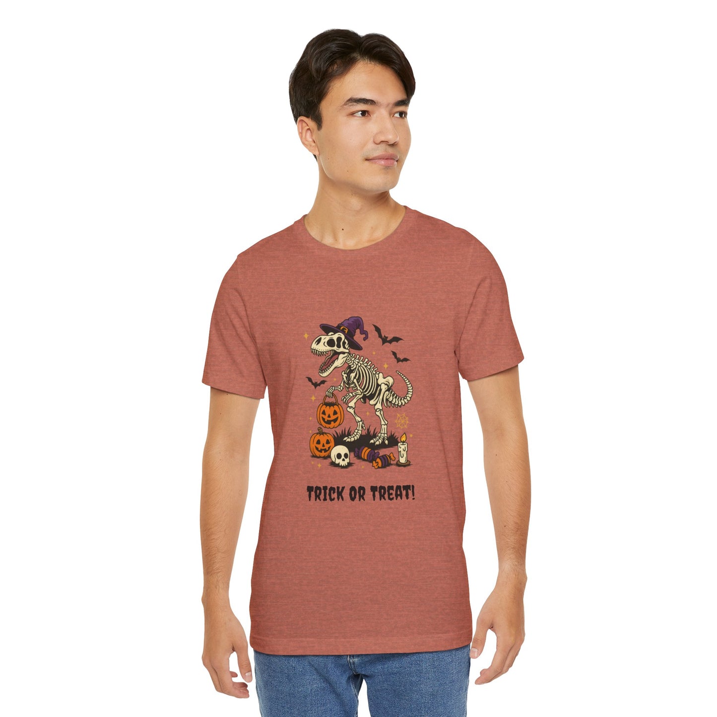 Halloween Dino T-Shirt - Trick or Treat Spooky Costume