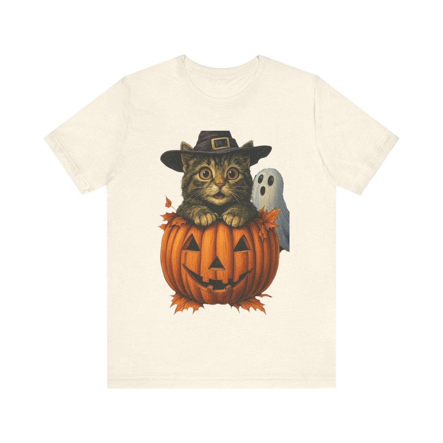Halloween Cat Pumpkin,  Cute Trick or Treat Tee