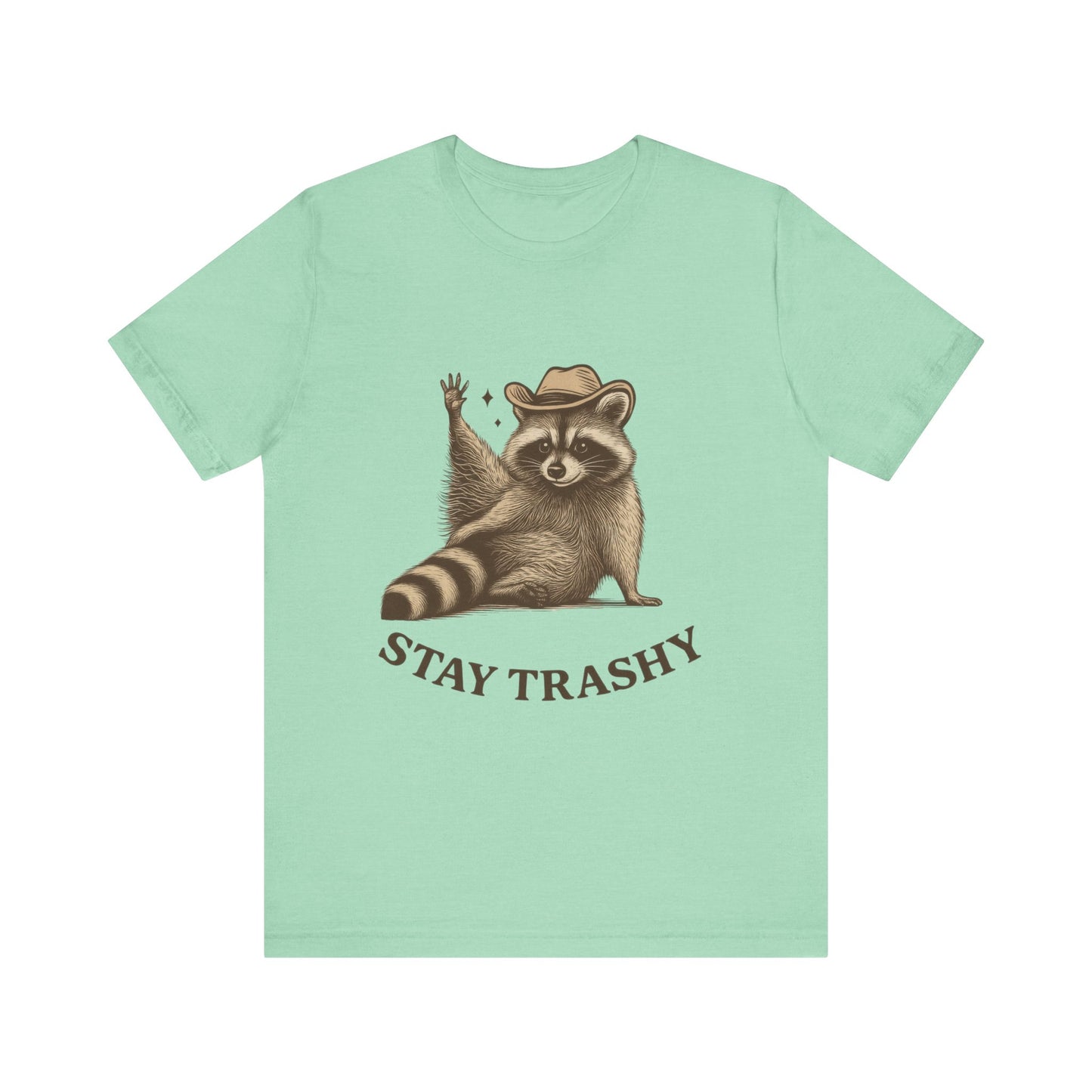 Stay Trashy Raccoon Tee for Nature Lovers