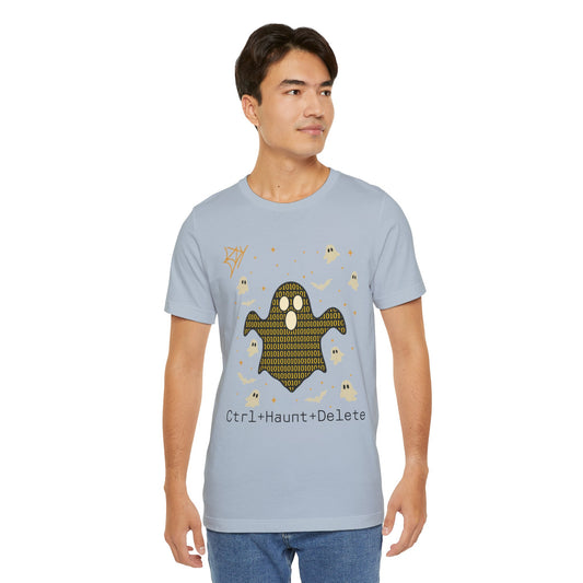 Artificial AI  Ghost T-shirt ,  Halloween Ghost