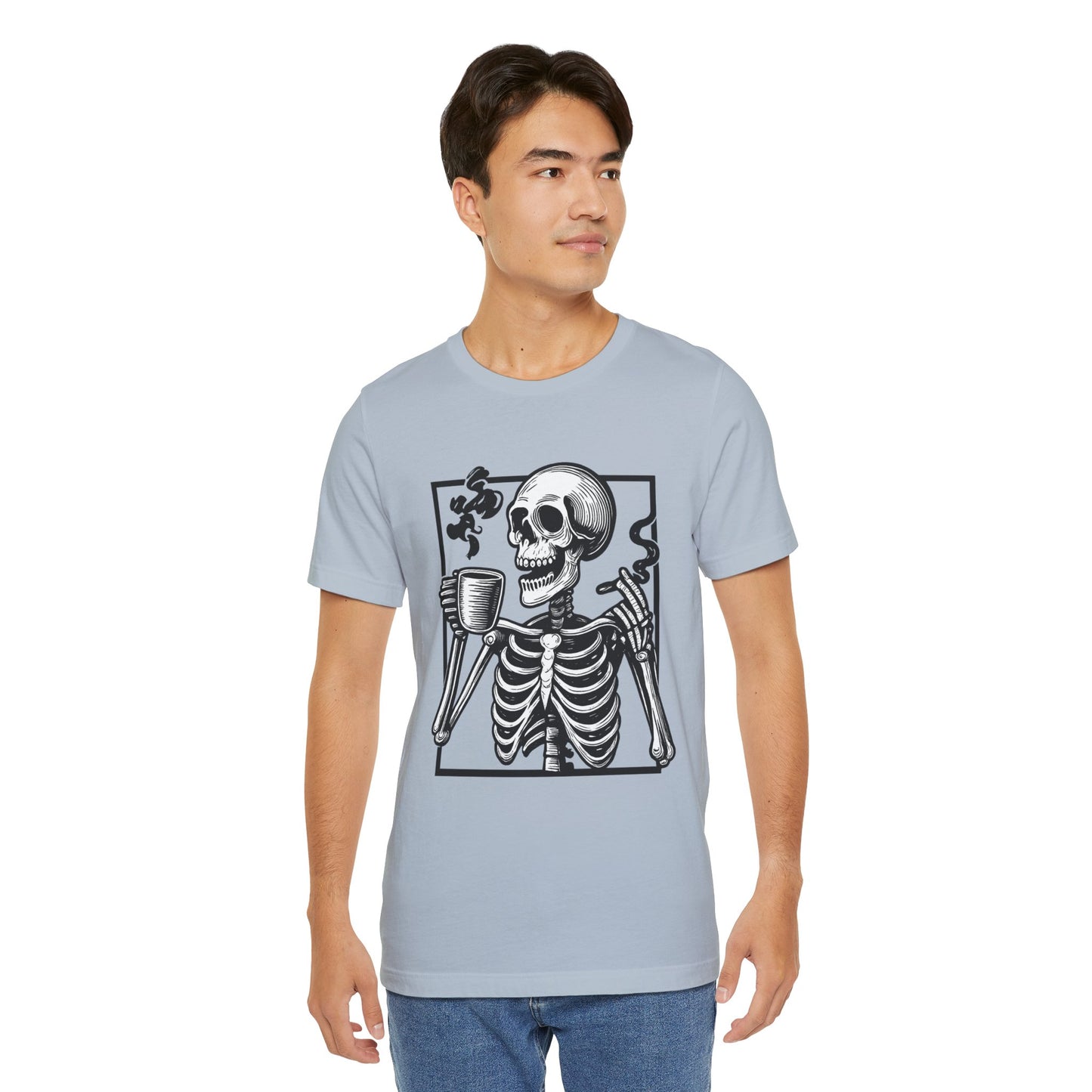 Skeleton Coffee Lover T-Shirt