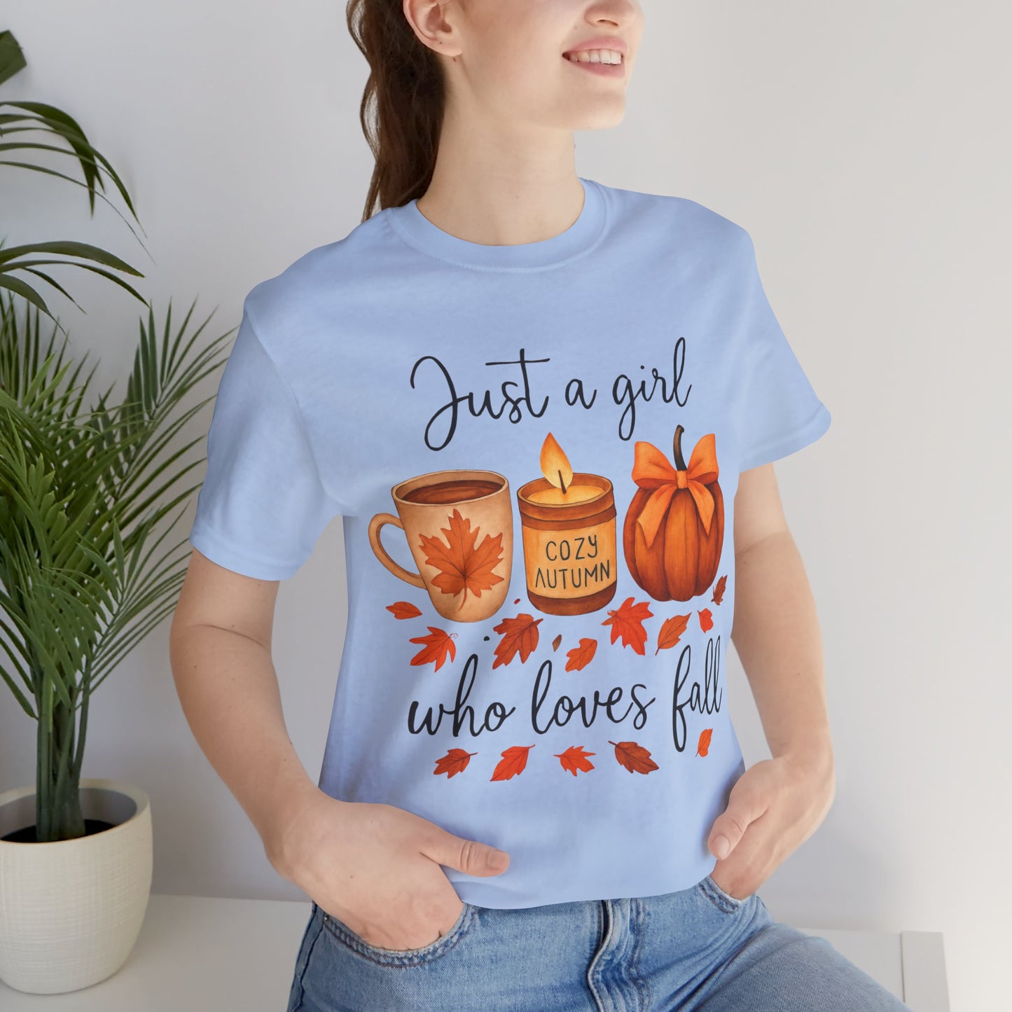 Just A Girl Who Loves Fall Shirt