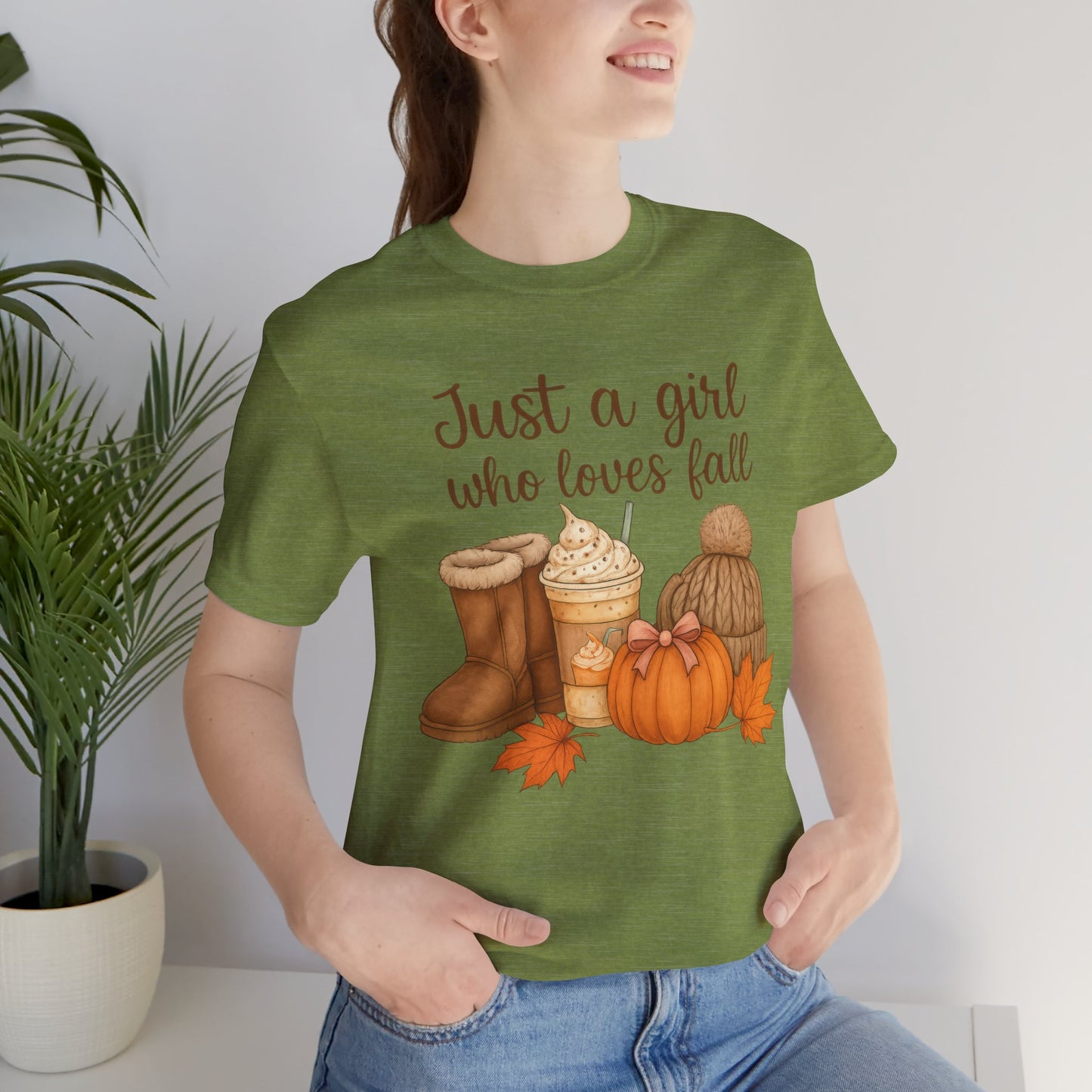 Just a Girl Who Loves Fall, Shirt, Cozy Outfit