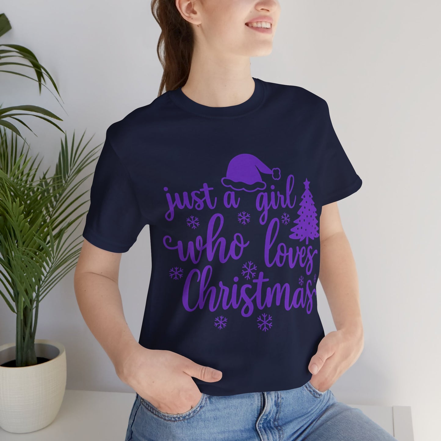 Just A Girl Who Loves Christmas Shirt