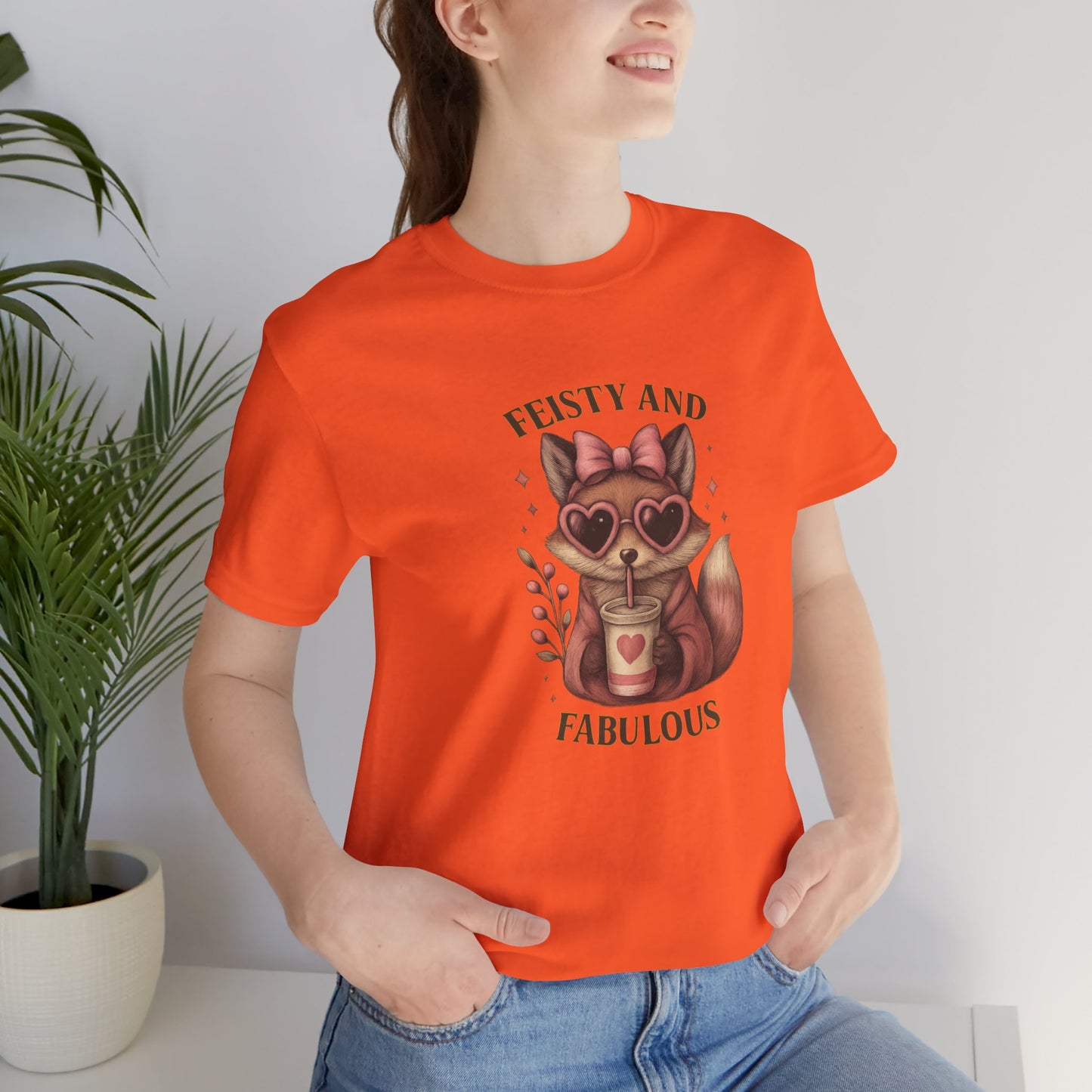 Feisty and Fabulous Fox  Cute Animal T-Shirt