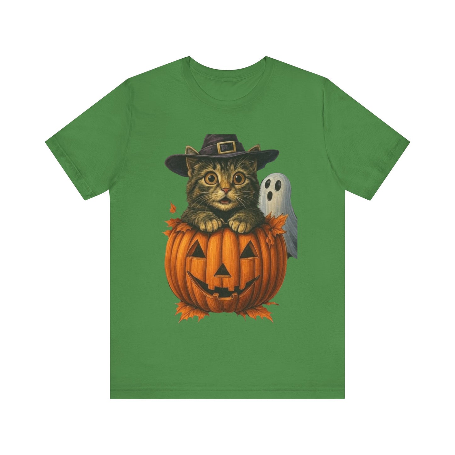 Halloween Cat Pumpkin,  Cute Trick or Treat Tee