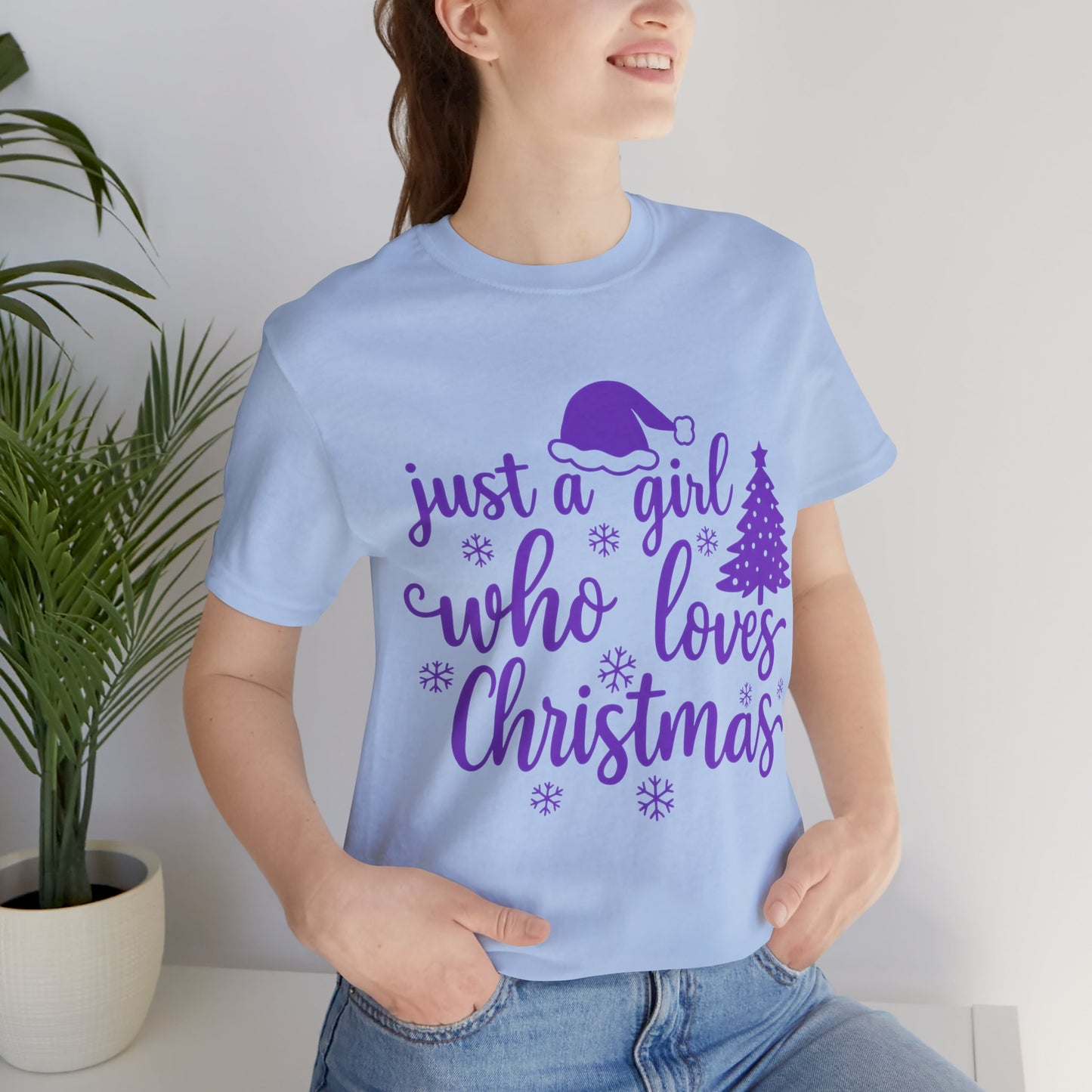 Just A Girl Who Loves Christmas Shirt