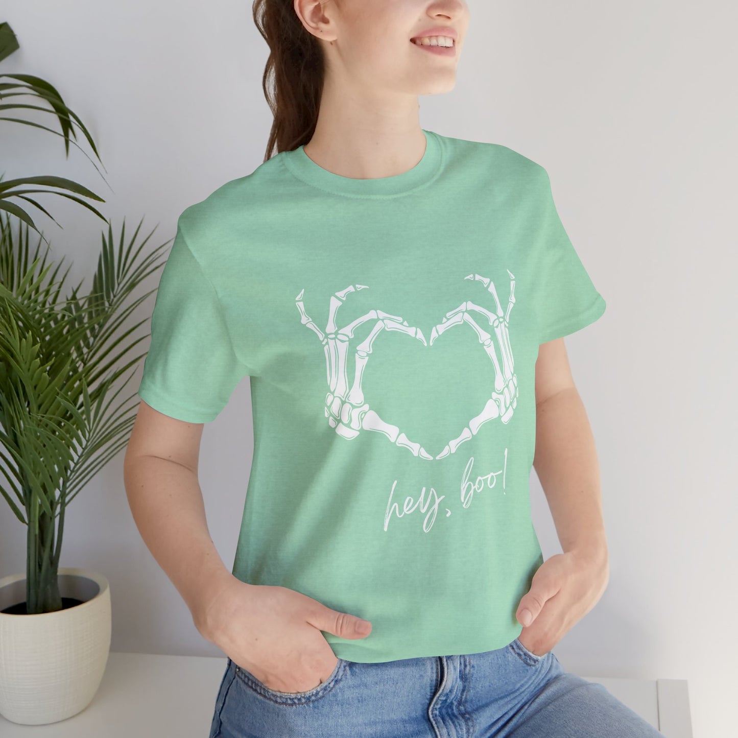 Romantic  Spooky  Skeleton Heart T-Shirt