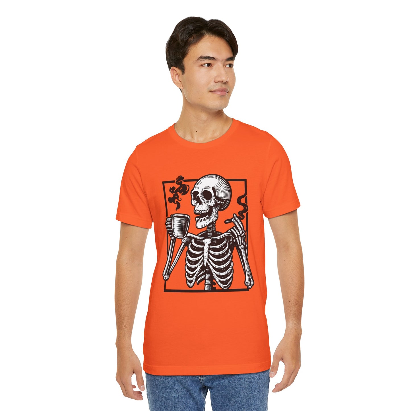 Skeleton Coffee Lover T-Shirt