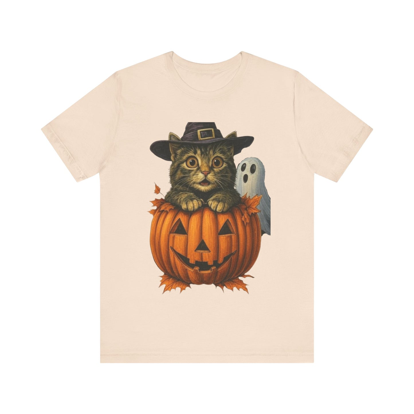 Halloween Cat Pumpkin,  Cute Trick or Treat Tee