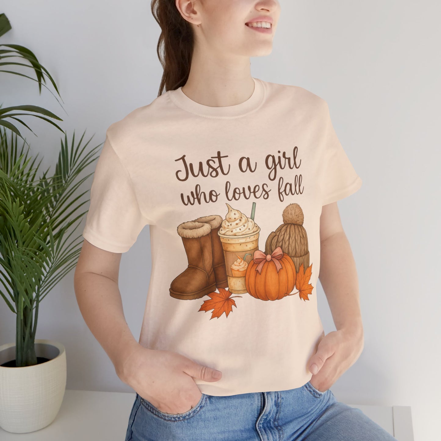 Just a Girl Who Loves Fall, Shirt, Cozy Outfit