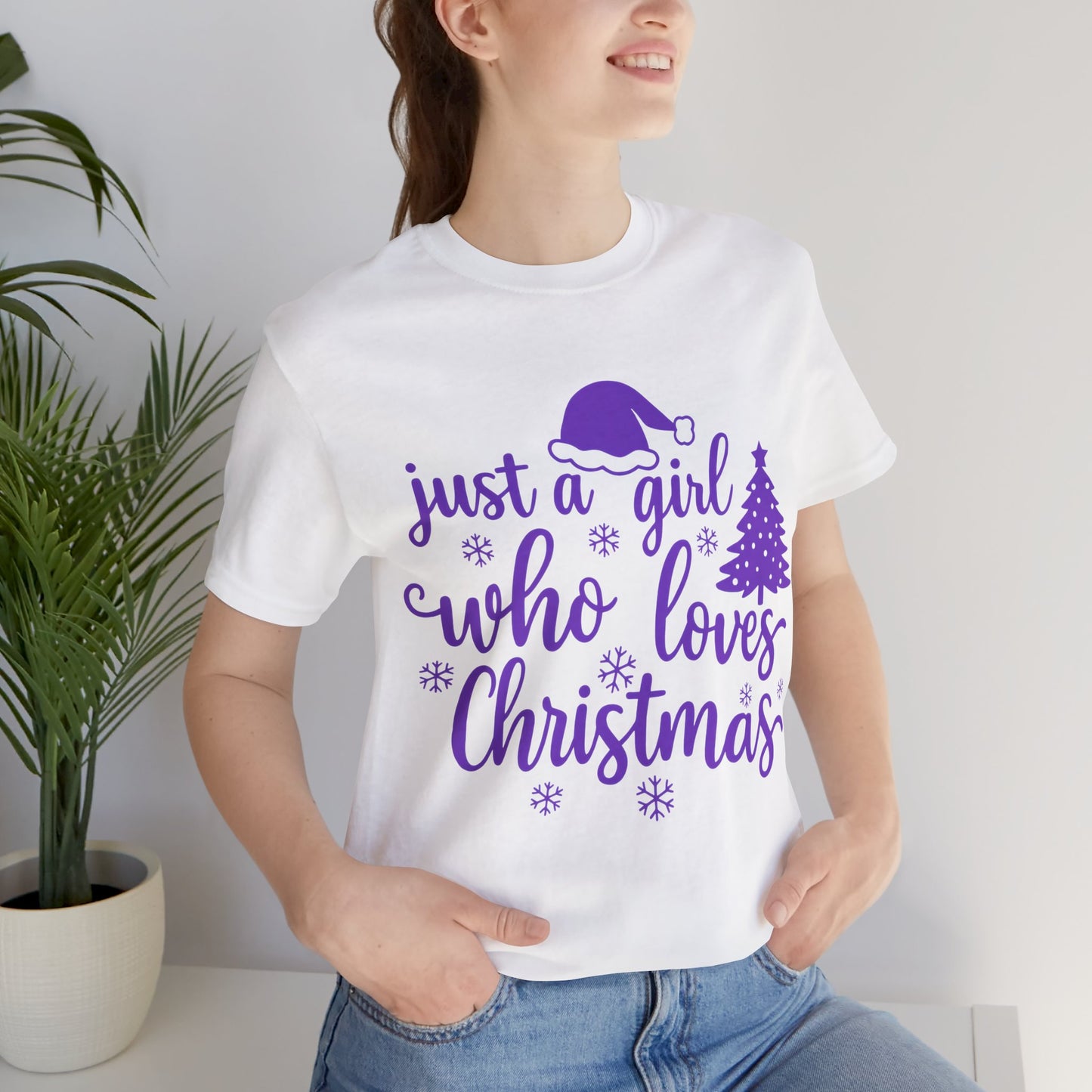 Just A Girl Who Loves Christmas Shirt