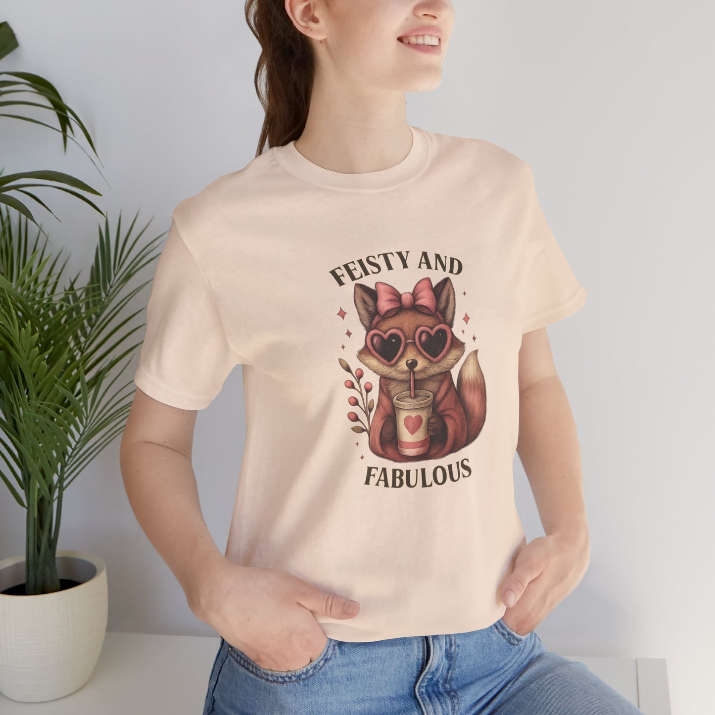 Feisty and Fabulous Fox  Cute Animal T-Shirt