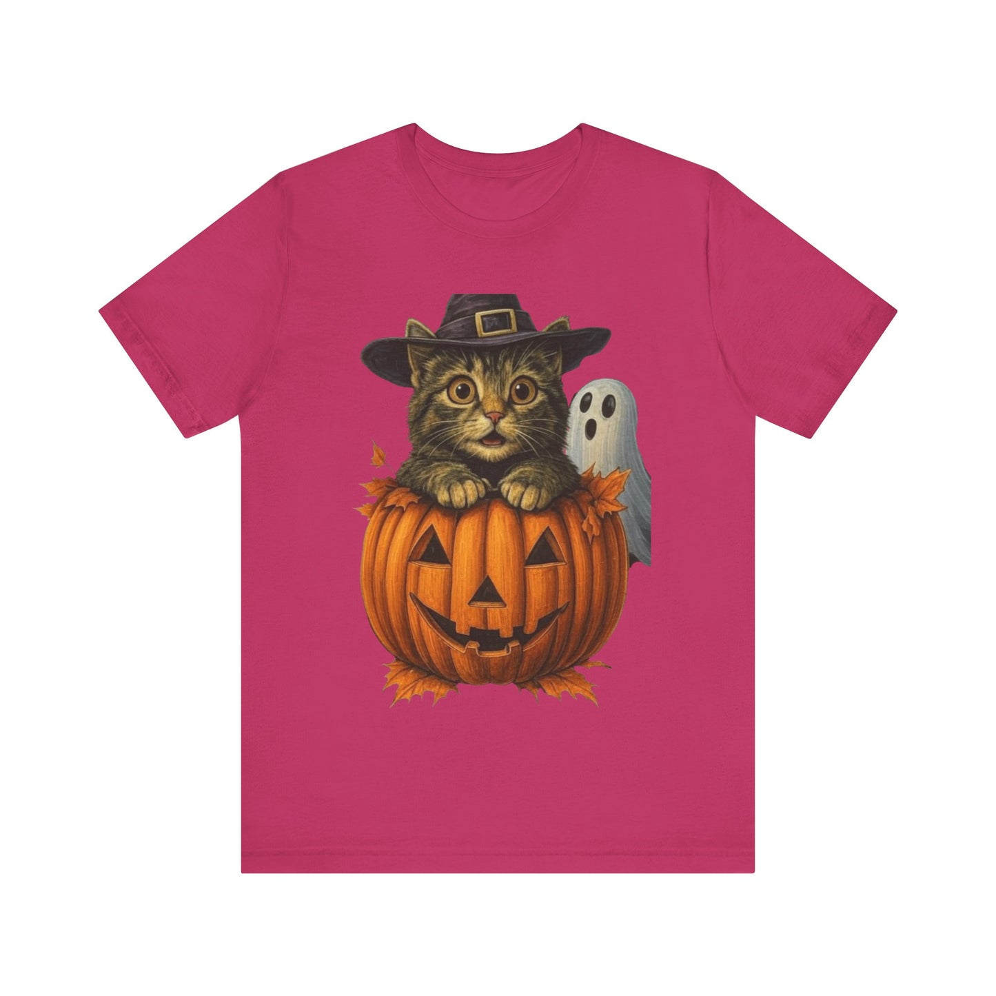 Halloween Cat Pumpkin,  Cute Trick or Treat Tee