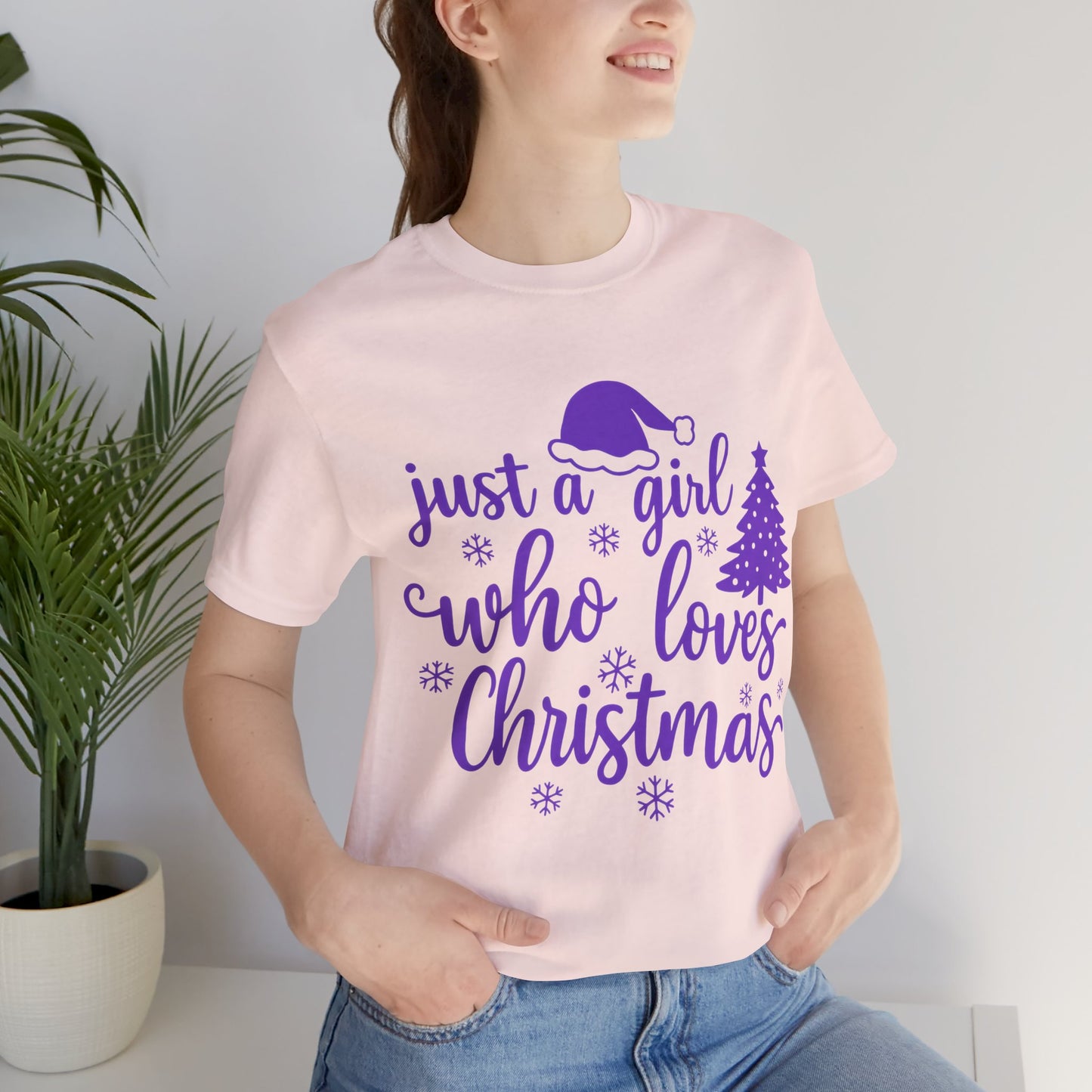Just A Girl Who Loves Christmas Shirt
