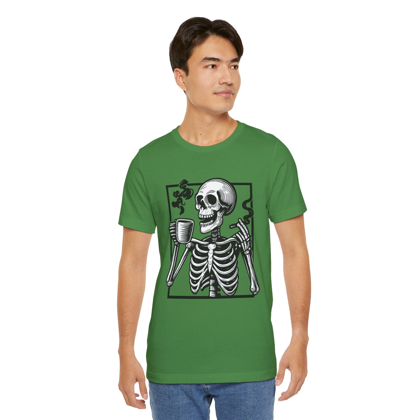 Skeleton Coffee Lover T-Shirt