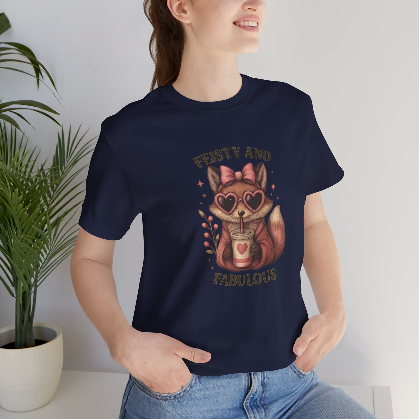 Feisty and Fabulous Fox  Cute Animal T-Shirt