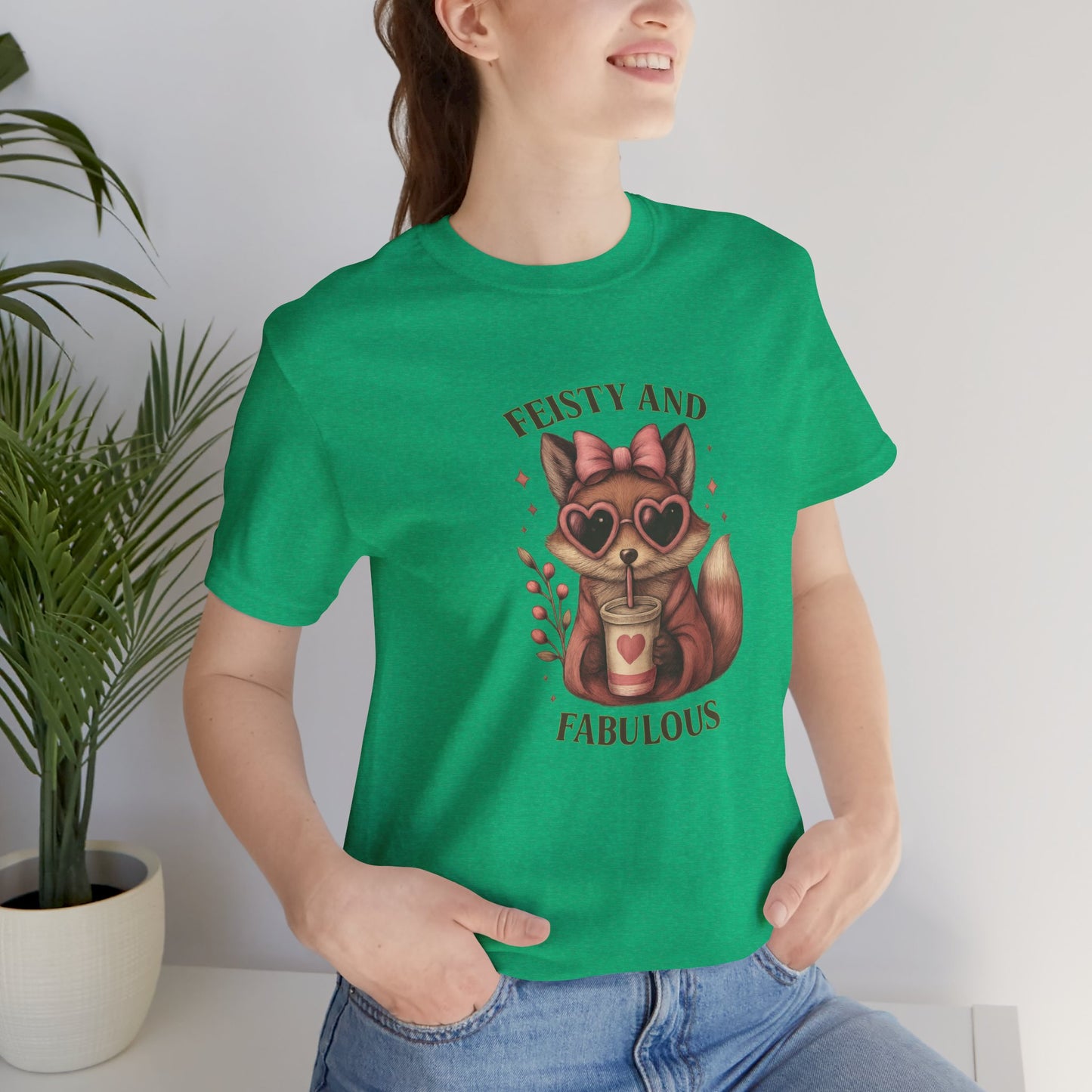Feisty and Fabulous Fox  Cute Animal T-Shirt