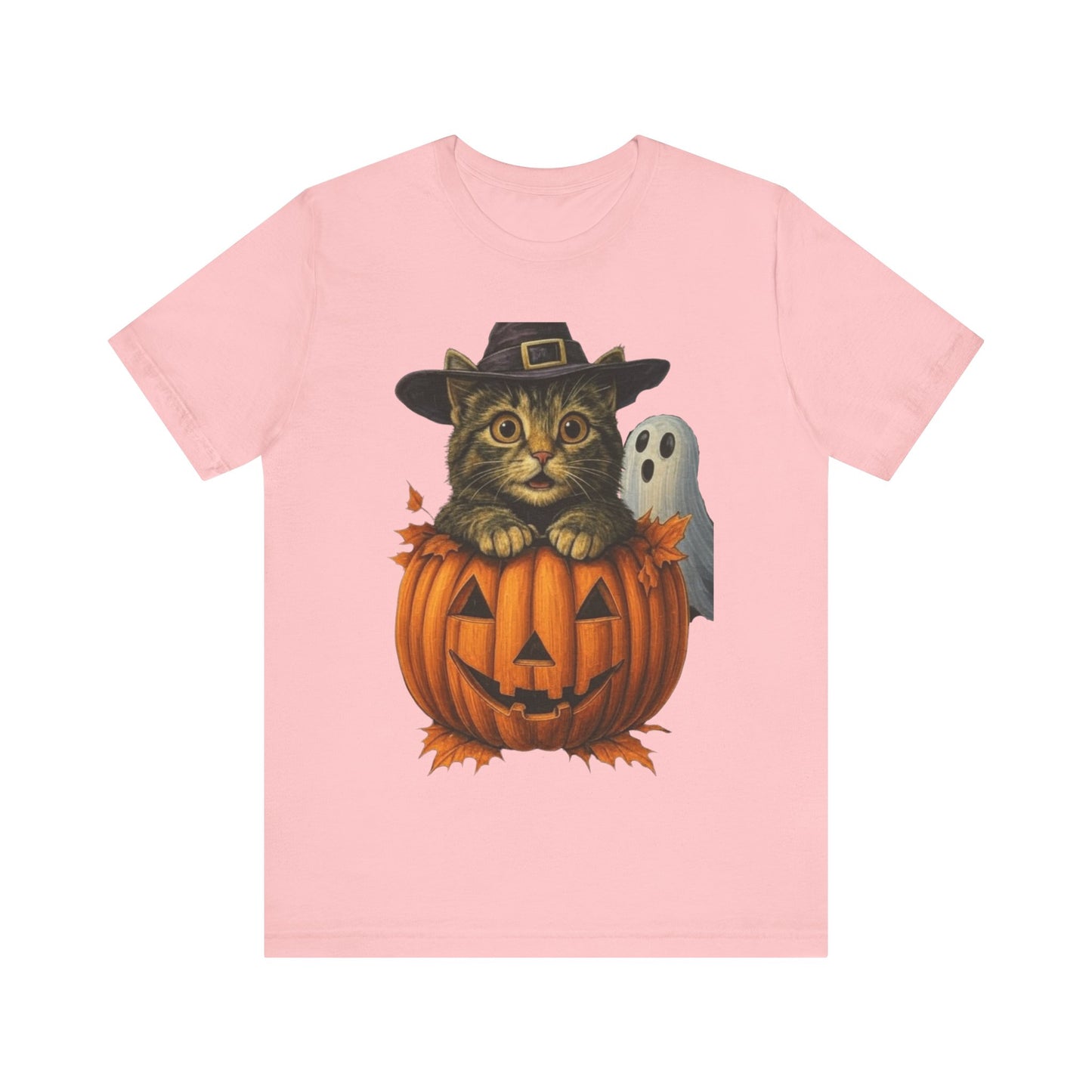 Halloween Cat Pumpkin,  Cute Trick or Treat Tee