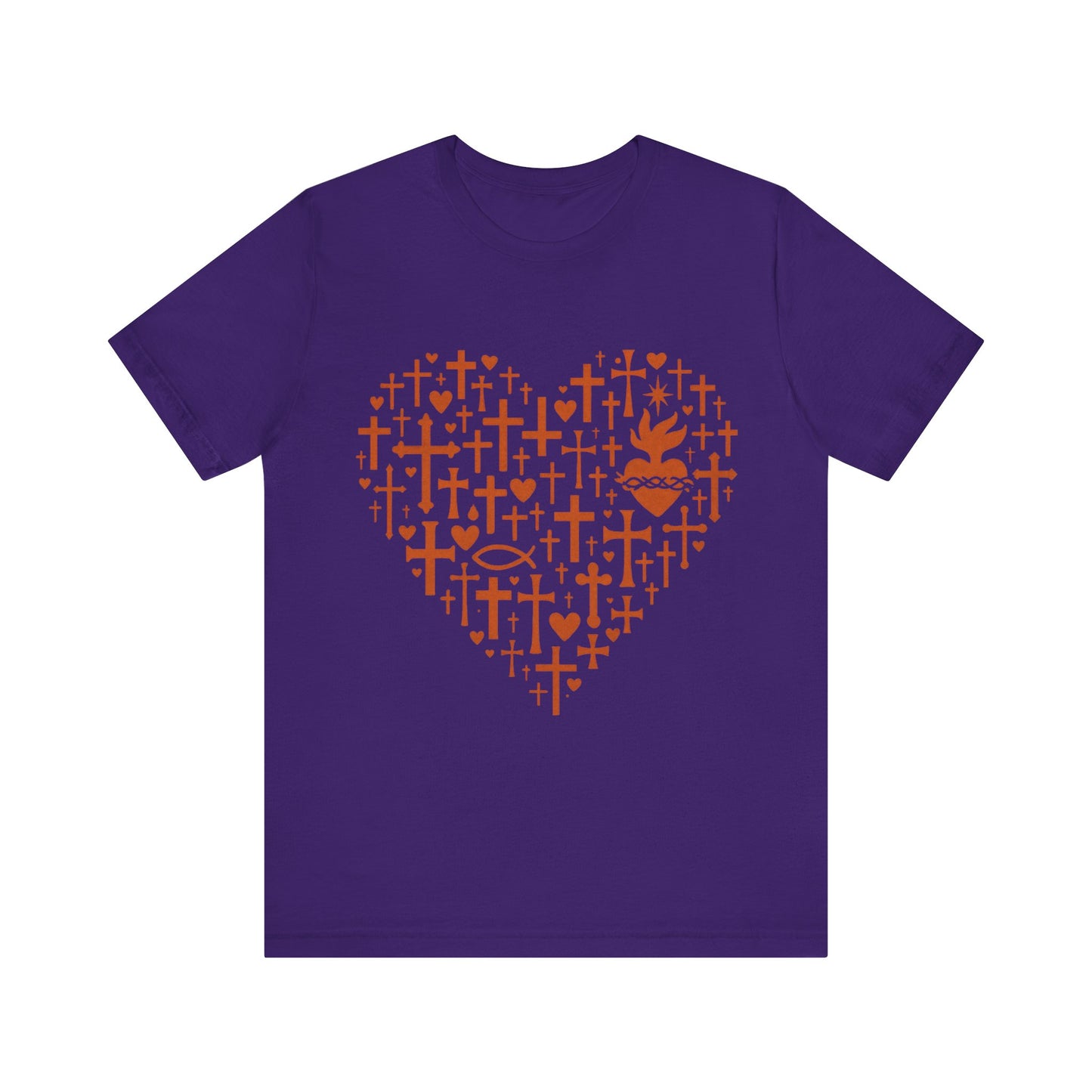 Heart Cross Design  Faith T-Shirt