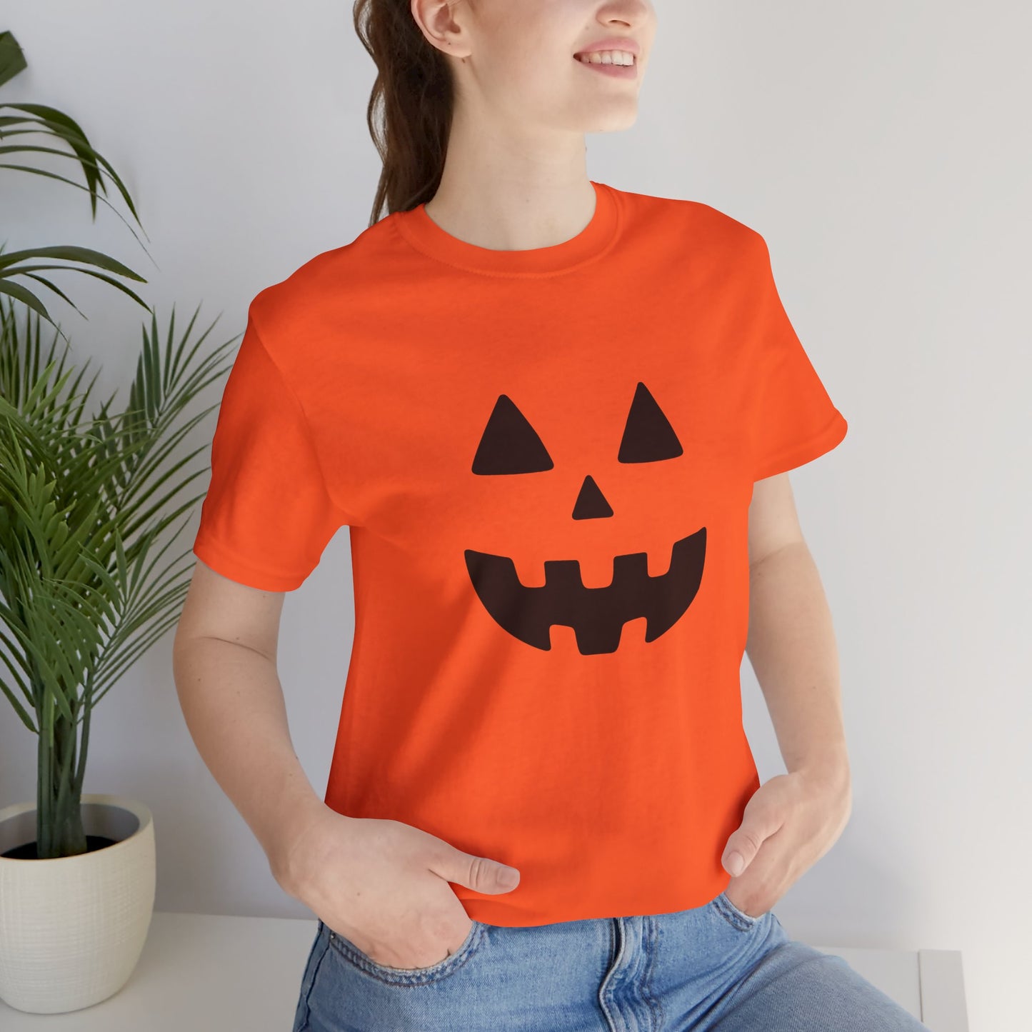 Halloween Pumpkin Face Trick or Treat Shirt