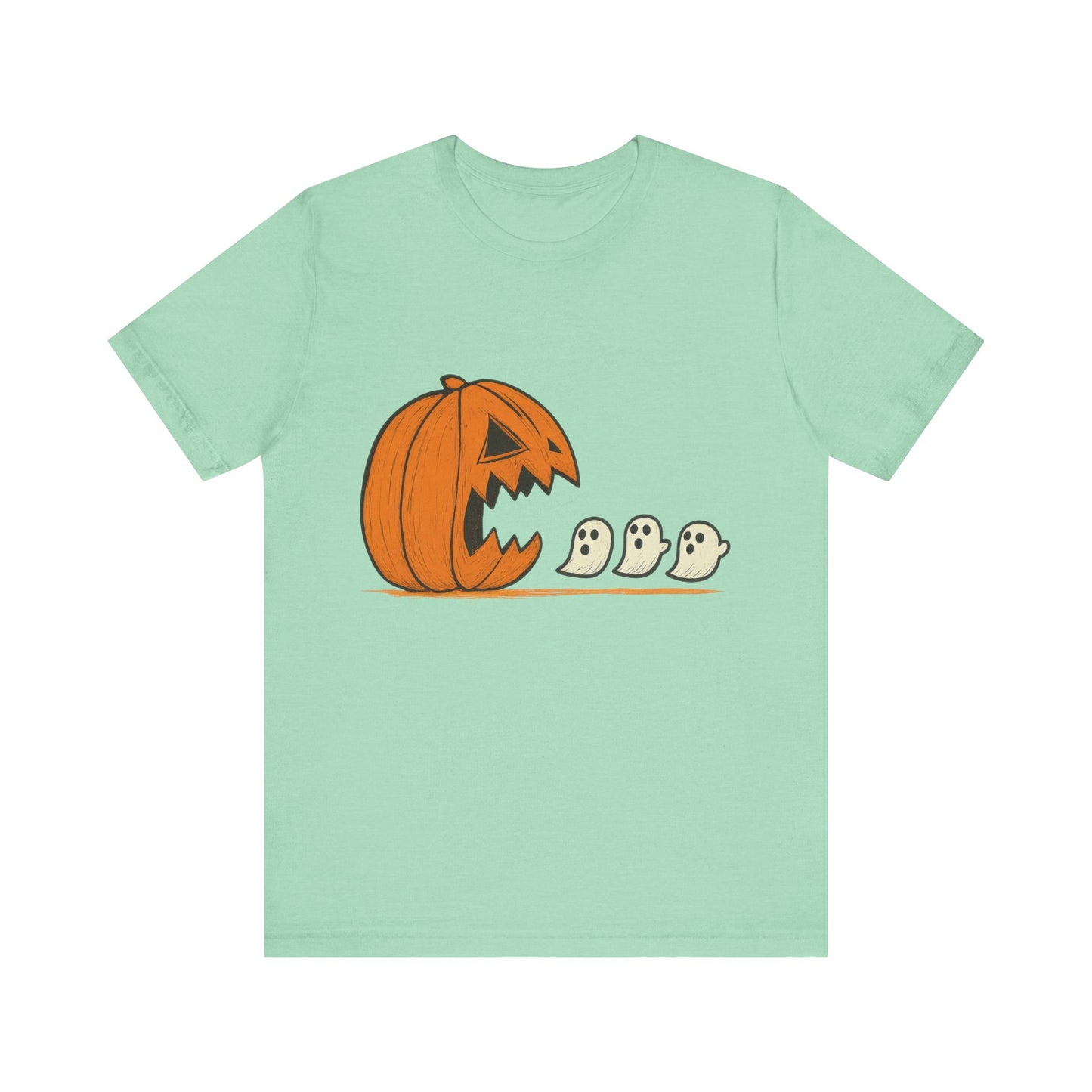 Halloween Ghosts Pumpkin  T-Shirt