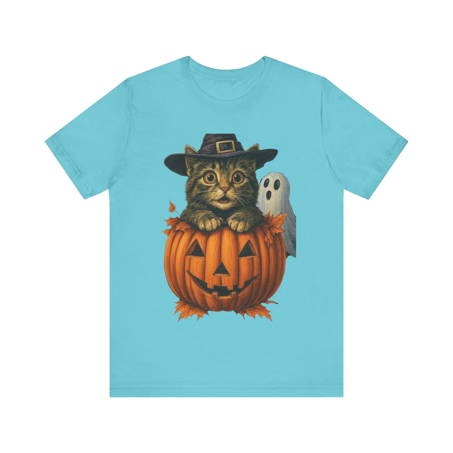 Halloween Cat Pumpkin,  Cute Trick or Treat Tee