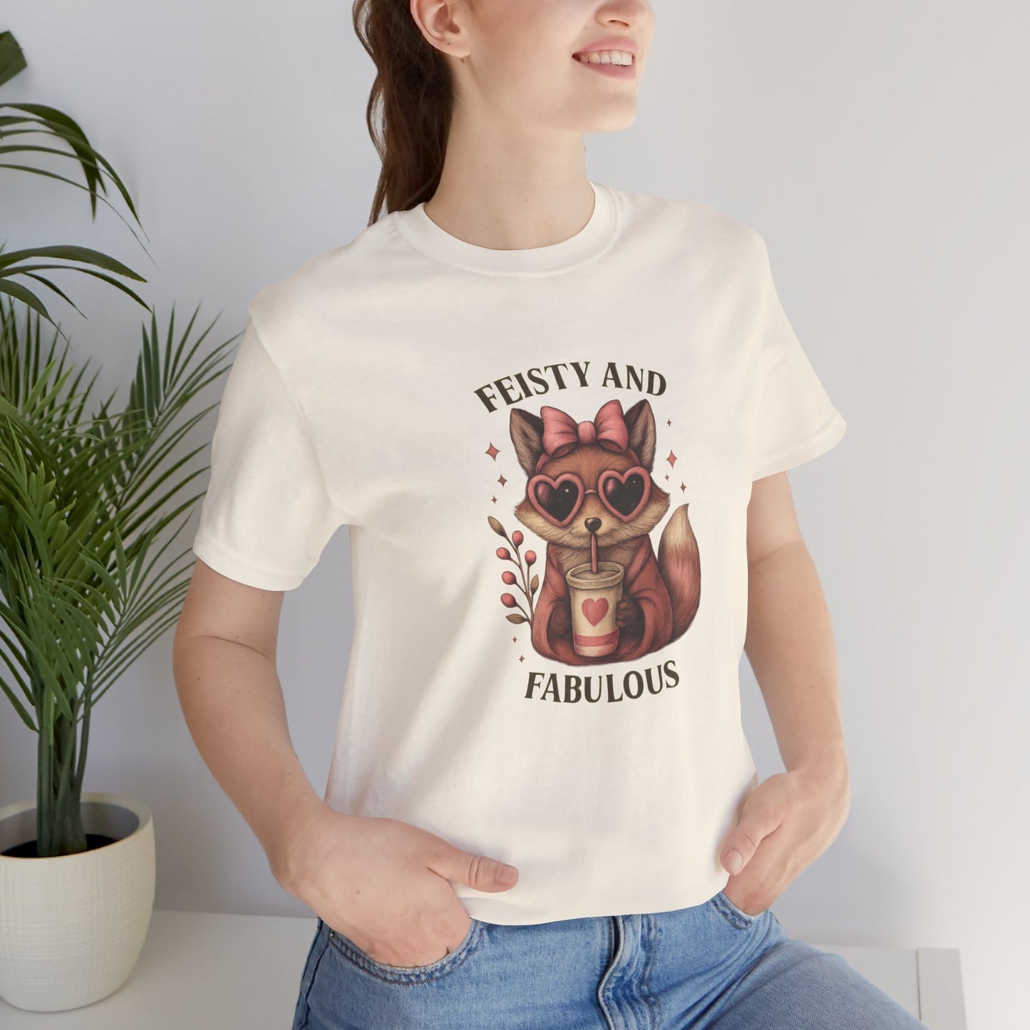 Feisty and Fabulous Fox  Cute Animal T-Shirt
