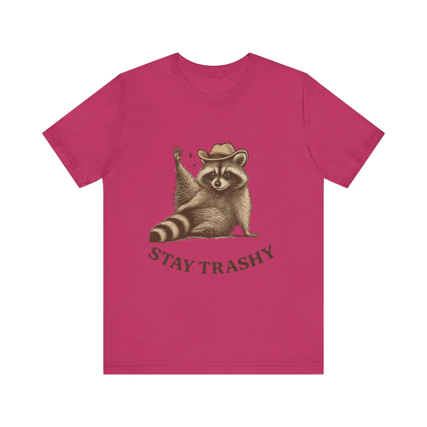 Stay Trashy Raccoon Tee for Nature Lovers